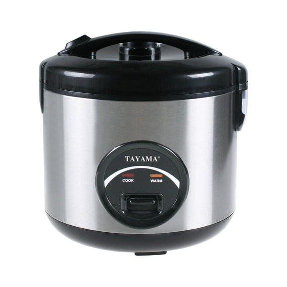 Tayama Stainless Steel Rice Cooker & Food Steamer 10 Cup