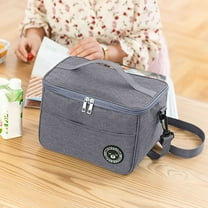 Byujiro Insulated Lunch Bag for Work, Oxford Fabric Lunch Tote with Aluminum Foil Lining, Thermal Lunch Box Carrier for Men & Women Adults