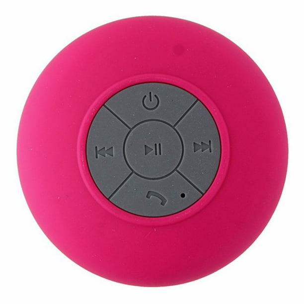 Bts 06 Mini Waterproof Bluetooth 3 0 Shower Speaker Pink Refurbished Walmart Com Walmart Com