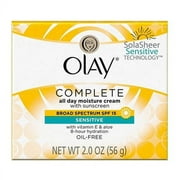 Olay Complete All day Moisture Cream For Sensitive Skin, 2 Oz