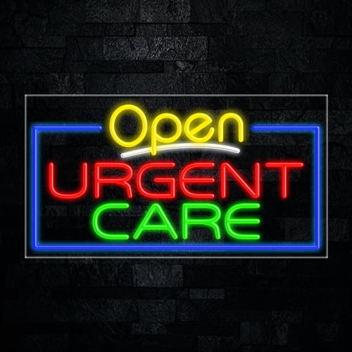 Urgent Care LED Neon Sign 33"L x 18"H #35899