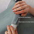 thumbnail image 6 of LADYGYM 100% Muslin Cotton Car Seat Cover Baby,Carseat Canopy Cover,Universal Fit Stroller Covers for Boys and Girls (Roman Green), 6 of 7