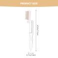 thumbnail image 2 of Miangastore straight eyebrow comb Eyebrow Combs Transparent White for Makeup Women 2Set, 2 of 9