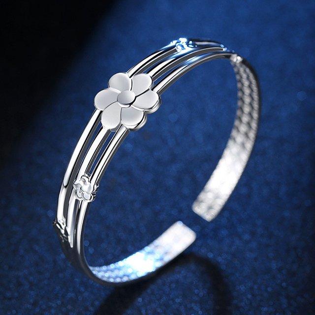 20 estilos pulsera de moda coreana para mujer plata / pulsera de plata y dijes / pulsera para mujer / brazalete de plata 925 originales / brazaletes pulseras Gao Jiahui unisex