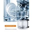 thumbnail image 4 of Commercial Chef Digital 12-Cup Coffee Maker with Glass Pot, Permanent Nylon Filter, Anti-Drip, Programmable with LCD Display, 900W, CHCM12B, Black, 4 of 7