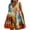 Multicolor#2, variant on Viikei Summer Dresses for Women Casual V Neck Sleeveless,Women's Summer Print Casual Loose Sleevless V-Neck Dress Multicolor S