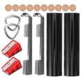 thumbnail image 1 of MasteelfCA 1 Set Cue Tip Repair Kit Cue Tip Accessories Pool Cue Repair Set Cue Stick Repair Kit Billiard Cue Tips, 1 of 8