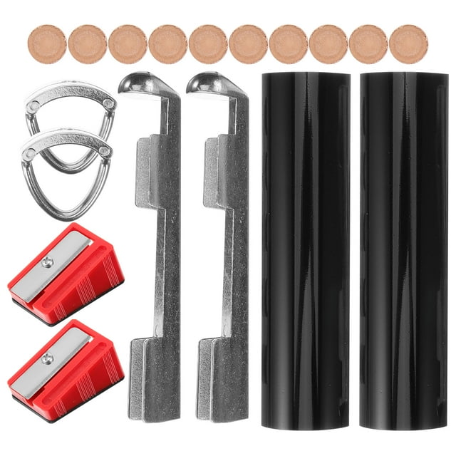 MasteelfCA 1 Set Cue Tip Repair Kit Cue Tip Accessories Pool Cue Repair Set Cue Stick Repair Kit Billiard Cue Tips