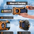 thumbnail image 3 of UMUTOO Survival Emergency Radio Solar Crank NOAA LED Flashlight Phone Charger, 3 of 11