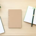 thumbnail image 4 of SEWCHICS 240Pcs Refillable Loose Leaf Notebook Paper Light Brown Color for Work School and Personal Use, 4 of 8