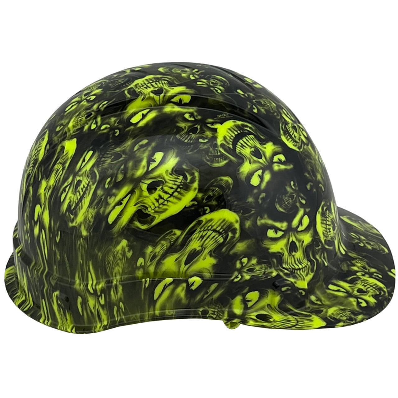 Hades Green Hydro Dipped Hard Hats Cap Style