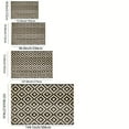 thumbnail image 6 of Kzaei Waterproof Outdoor Rug, 9'x12' Reversible Plastic Camping Area Rugs, Black & Brown, 6 of 9
