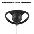 thumbnail image 3 of Earhook Earphone, Durable Headset Earphone Sensitive PTT Button  For Bodyguards For Surveillance Areas For Security Activities, 3 of 8