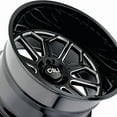 thumbnail image 3 of Cali Off-Road 9117-24478BM Auburn 9117 Gloss Black Milled Wheel - 24 x 14 in., 8-180 mm, -76 mm, 124.1 mm, 3 of 3