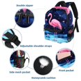 thumbnail image 3 of Starry Sky Flamingo Airport Backpack Preppy Cute Mini Shoulder School Backpack Lightweight with Adjustable Shoulder Strap Large Capacity Printed Design, 3 of 6