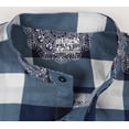 thumbnail image 6 of Inkmeso Mens Printed Designer Mandarin Collar Asian Shirt Casual Relaxed-Fit Button Down Shirts, 6 of 7