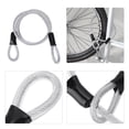 thumbnail image 3 of Wire Rope, Durable Steel Wire Rope Cable, 120cm Lengthen Durable Steel Wire Rope Security Cable with Sealed Looped Ends Diameter 8mm, 3 of 8