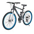 thumbnail image 2 of STAWAY 26" Mountain Bike, 21 Speed Full Suspension, Dual Disc Brakes, Lightweight Aluminum Frame, Comfortable Ride, Perfect for Trails & Off-Road, 2 of 9