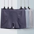 thumbnail image 3 of zeranth Men Seamless Panties Mid-rise High Elastic Sports Underpants Breathable Comfortable Shorts Panties Honeycomb Bags Underwear, 3 of 7