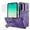 Purple, variant on Allytechgroup Case for Samsung Galaxy A26 5G with Screen Protection, Built-in Slide Camera Cover Kickstand Shock-Absorbent Non-Slip PC+TPU Military Grade Drop Protection, Black