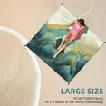 thumbnail image 3 of Manta de playa DPWCVM Mountain, 200 x 211 cm, impermeable y resistente a la arena, 3 of 7