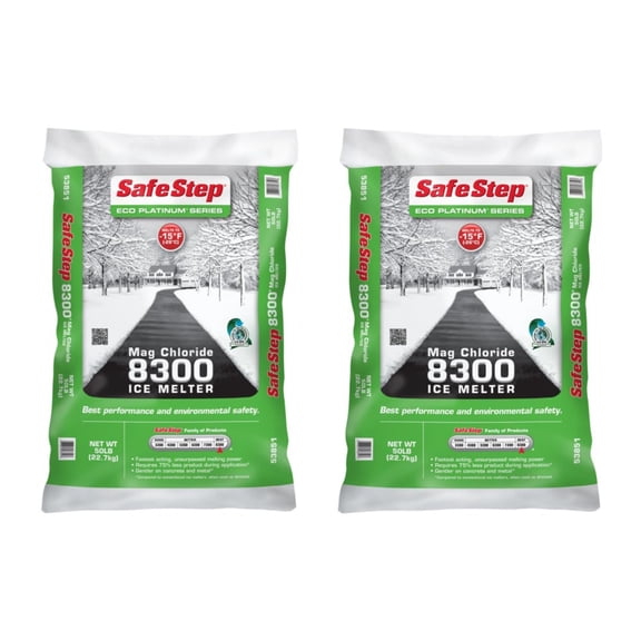 Compass Minerals Safe Step Eco Platinum 8300 Magnesium Chloride Granule Ice Melt 50 lb. 2