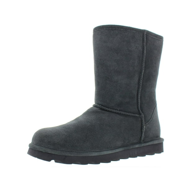 Bearpaw Women's Elle Short Waterproof Suede MidCalf Snow Winter Boots