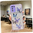 thumbnail image 2 of case for Galaxy S20 FE Case Samsung S20 FE Protective Cover Clear Phone Case for Women Girls Sparkle Glitter Slim Fit Shockproof Soft Rubber TPU Bumper Case for Samsung Galaxy S20 FE 5G 2020 Purple, 2 of 10