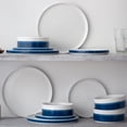 thumbnail image 5 of Noritake ColorStax Stripe Blue 12-Piece Dinnerware Set, Service for 4, 5 of 7