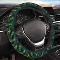 thumbnail image 4 of Kdxio Peacock Feathers2 Print Elastic Stretch Steering Wheel Cover,Auto Steering Wheel Cover,15 Inch Anti-Slip,Warm in Winter and Cool in Summer,Fit Suvs,Vans Cars,Trucks, 4 of 5