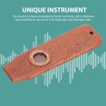 thumbnail image 1 of Minkissy 1 Ensemble de Kazoos en Bois Brun Instruments de Musique pour Fête d'Anniversaire Design Classique, 1 of 7