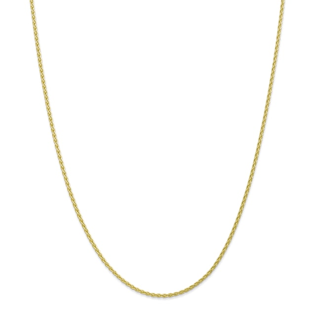 10K Yellow Gold 1.9mm Parisian Wheat Chain 16 Inch