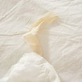 thumbnail image 6 of MarCielo Cotton Duvet Cover Set 3 Piece 100% Washed Cotton Duvet Cover 1 Duvet Cover + 2 Pillowcases Pompom (White, Queen(90x90), 6 of 8