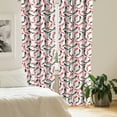 thumbnail image 2 of Ambesonne Feminine Curtains, Stiletto Shoes Female Art, Pair of 28"x84", Scarlet Beige Black, 2 of 5