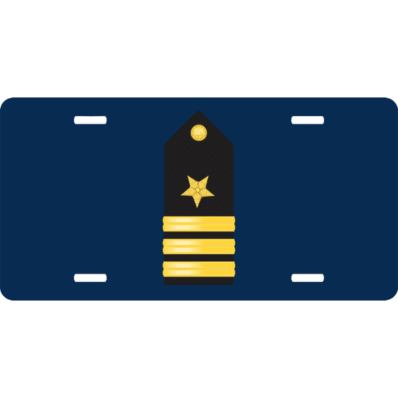 Navy Commander License Plate