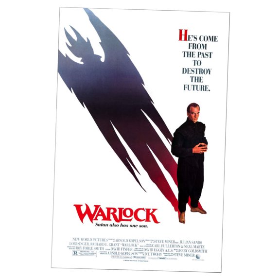 Warlock Movie Poster 16x24 Poster Medium Art Poster 16x24 Unframed, Age: Adults, Rectangle Western Graphic
