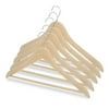 Whitmor Natural Wood Hangers, Set of 20