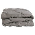 thumbnail image 4 of VCNY Home Carmen 3-Piece Grey Pintuck Duvet Set, Queen, 4 of 5