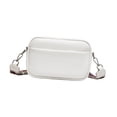 thumbnail image 2 of Bolso de mano para mujer, tipo cartera, de PU, informal, para hombro, para viaje Blanco, 2 of 9