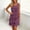 Purple#03, variant on Yteetum Summer Dresses for Women Chiffon Sleeveless Crewneck Tiered Layered Flowy Asymmetrical Hem Mini Dress Casual Solid Round Neck Loose Fits Lightweight Comfy Dresses