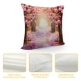 thumbnail image 4 of Creowell Flowers Pathway Trees Pillow Covers for Couch Sofa Indoor Outdoor 1PC High-Quality Decorative Pillow Case 12x12in, 4 of 5