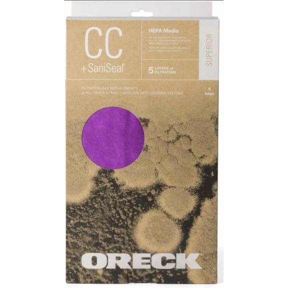 Oreck Type Cc Superior Hepa Filter Bag