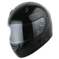 thumbnail image 2 of 1Storm Motorcycle Bike Full Face Helmet HB75 Horn Wing as Bonus Glossy Black, 2 of 10