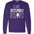thumbnail image 3 of Inktastic Some Assembly Required Left Leg Amputee Long Sleeve T-Shirt, 3 of 5