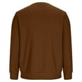 thumbnail image 5 of Hxshgdsn Mens Trendy Waffle Henley Shirt Long Sleeve Knit Pullover Sweater Crewneck Textured Loose Casual 1/4 Button Blouse Khaki 2Xl, 5 of 7