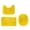 A016- Yellow, variant on Non Slip Bath Mat Set, White Chenille Bathroom Rug Set, Non Slip Shower Mat, Bath Tub Mat Non Slip, toilet Floor Mat, Absorbent Bath Mats for Bathroom Tub, Ideal for Shower, Tub,
