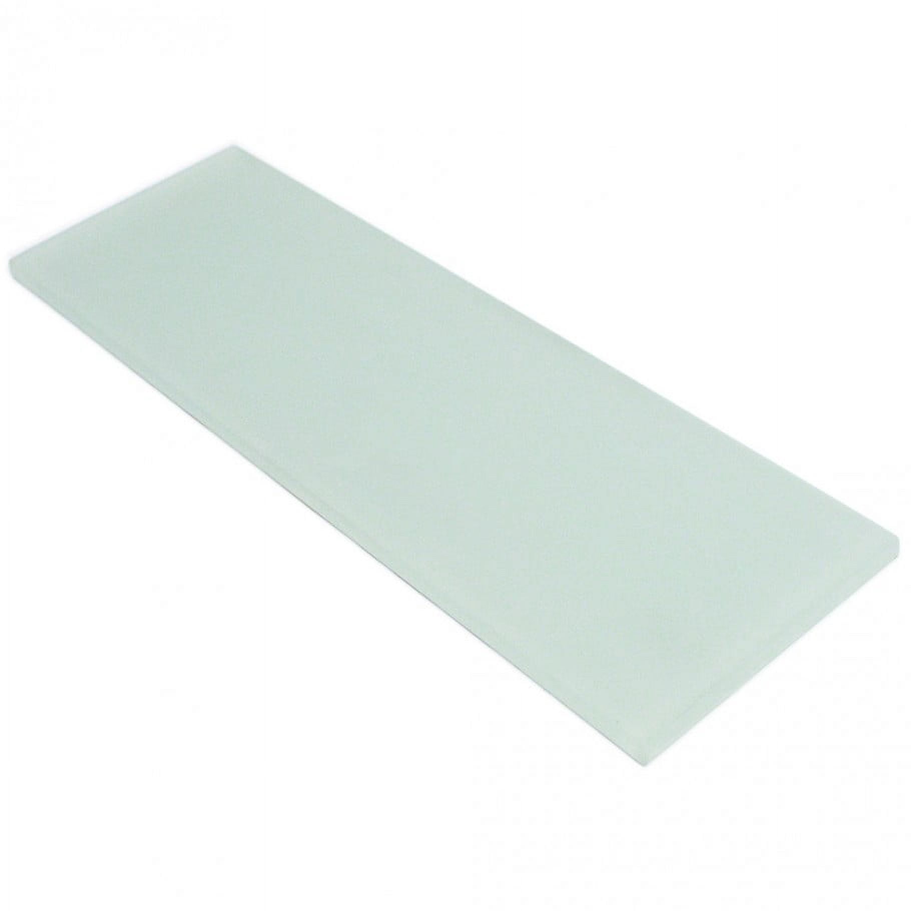 Bond Tile Lucid Seafoam 4 in. x 12 in. Frosted Glass Wall Tile (15 Pieces 5 Sq. Ft. / Box)