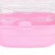 thumbnail image 1 of Transparent Hamster House Ventilated Handheld Lightweight Portable Hamster Cage for Pet Hamster Guinea Pig Pink, 1 of 1