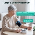 thumbnail image 2 of Blood Pressure Monitor, Digital BP Machine with 2x99 Reading Memory, High Automatic Blood Pressure Monitors Cuff(8.7""-16.5"") for Home Use, 2 of 6