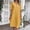 Yellow, variant on Women's Summer Dress with Pockets, V-Neck and Short Sleeves for Casual Comfortable Outfits